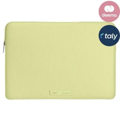 UNIQ Cyprus Ridge Edition Water-Resistant Neoprene Laptop Sleeve For MacBook Neo 13" | Air 13" - YELLOW LIME